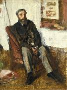 Edgar Degas Portrait d'homme France oil painting artist